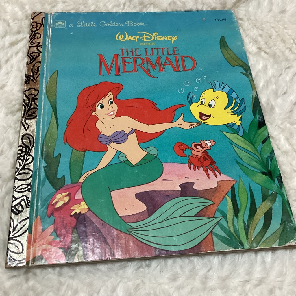 A Little Golden Book Walt Disney The Little Mermaid Childrens Book